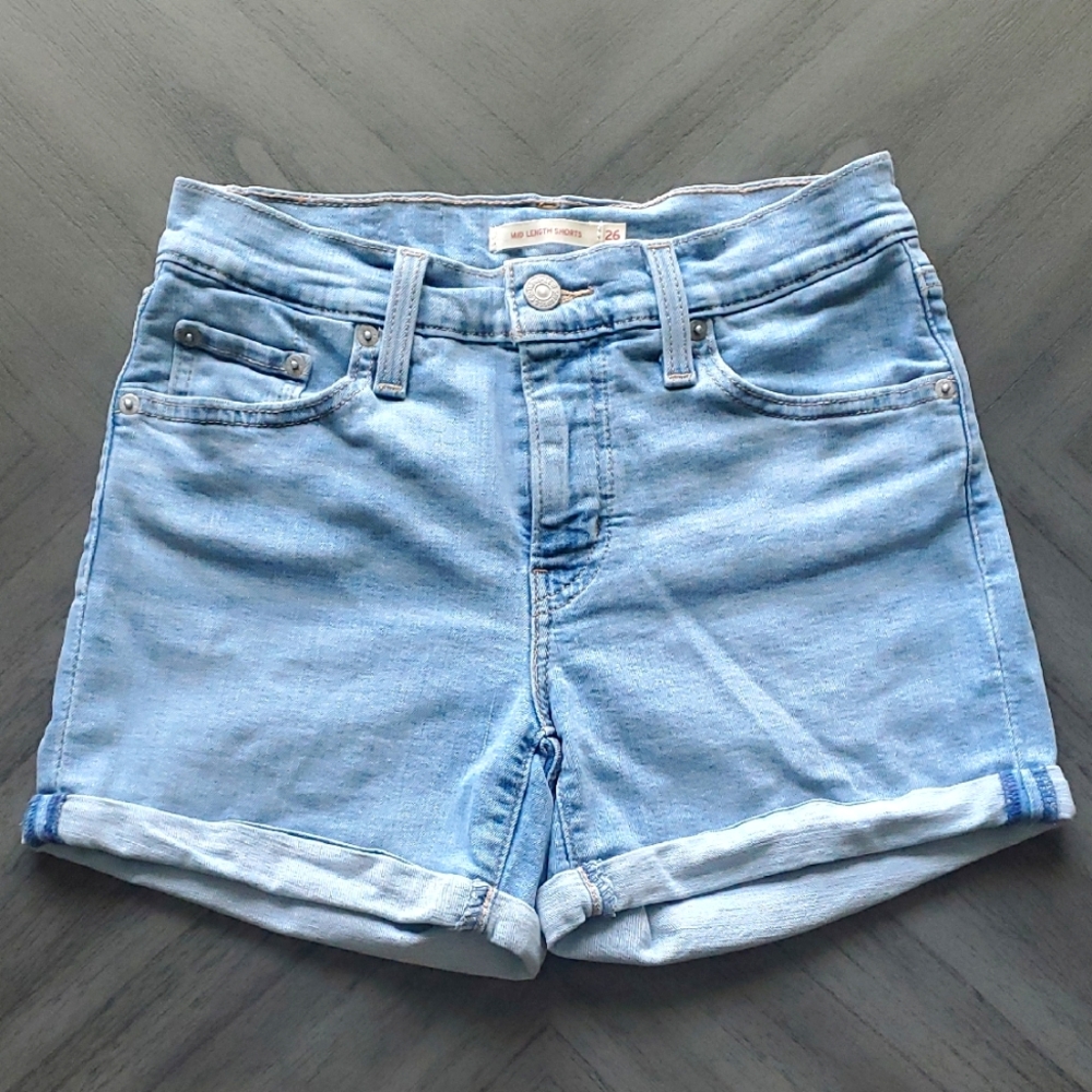 Levi's Mid-Rise Shorts - Picture 2 of 11